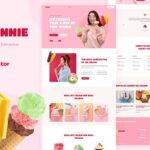 Connie - Ice Cream Shop Elementor Template Kit