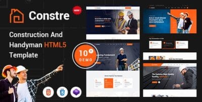 Constre - Construction and Handyman HTML5 Template