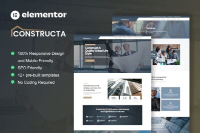 Constructa - Construction & Building Elementor Pro Template Kit