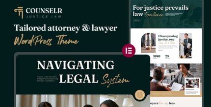 Counselr - Attorney & Lawyer WordPress Theme