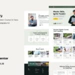 Coursery - Online Education Course & Class Elementor Template Kit
