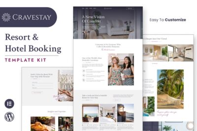 Cravestay – Luxury Hotel & Resort Elementor Template Kit