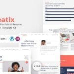 Creatix - Personal Portfolio & Resume Elementor Template Kit