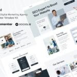 Crowd - SEO & Digital Marketing Agency Elementor Template Kit