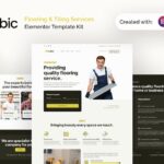 Cubic - Flooring & Tiling Services Elementor Pro Template Kit