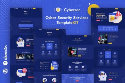 Cybersec - Security Services Elementor Template Kit