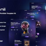 Cyfonii - NFT Digital Asset Agency Portfolio Elementor Template Kit