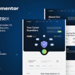 Cytrix – Cyber Security Services Elementor Template Kit