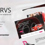 DRVS - Car Rental Elementor Template Kit