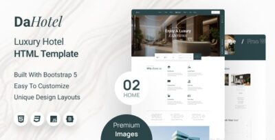 Dahotel - Luxury Hotel HTML Template