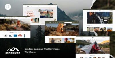 Daisoff - Outdoor Camping WooCommerce WordPress Theme