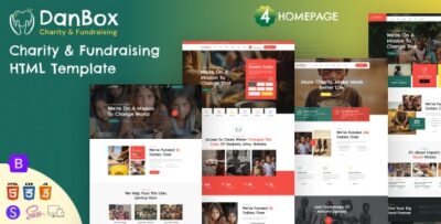 Danbox - Charity & Fundraising HTML Template