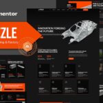 Dazzle - Manufacturing & Factory Elementor Pro template Kit