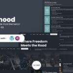 Dehood - Motorcycle Club Elementor Template Kit