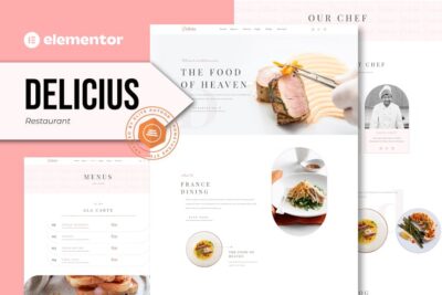 Delicius - Restaurant Elementor Template Kit