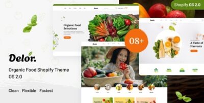 Delor - Organic Food Shopify Theme OS 2.0