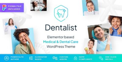 Dentalist - Medical and Dentist WordPress Theme