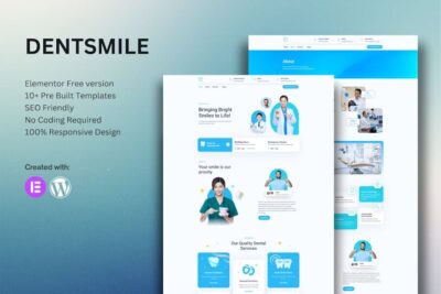 Dentsmile - Dentist & Dental Clinic Elementor Template Kit