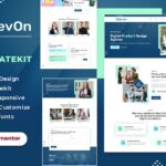 DevOn Digital Product Design Agency Elementor Template Kit