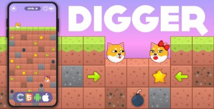 Digger Lover - HTML5 Game, Construct 3