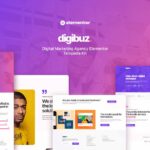 Digibuz - Digital Marketing Agency Elementor Template Kit