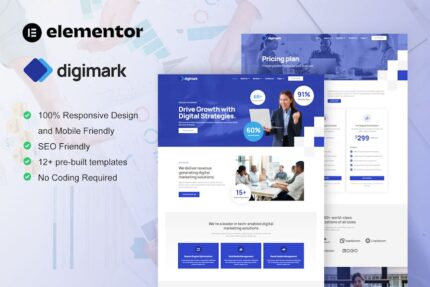 Digimark - Digital Marketing Agency Elementor Pro Template Kit