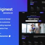 Diginest - Digital Agency Services Elementor Template Kit