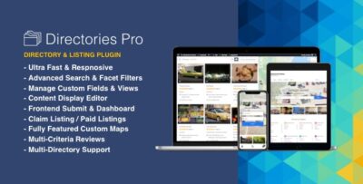 Directories Pro Plugin For Wordpress V1.14.7 + Addons