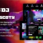 Discoty - DJ & Night Club Elementor Pro Template Kit