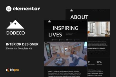 Dodeco - Interior Designer Elementor Template Kit