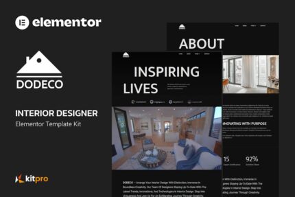 Dodeco - Interior Designer Elementor Template Kit