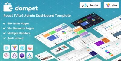 Dompet - React (Vite) Admin Dashboard Template