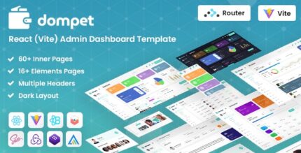 Dompet - React (Vite) Admin Dashboard Template