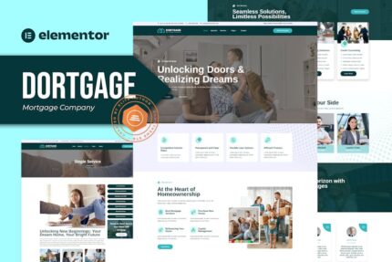 Dortgage - Mortgage Company Elementor Template Kit