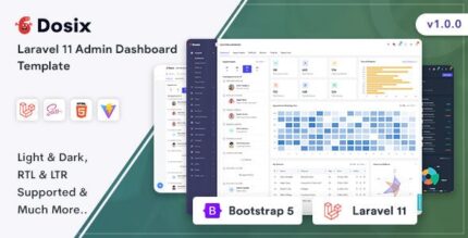 Dosix - Laravel 11 Admin & Dashboard Template