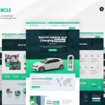 EVehicle - Electric Vehicle & Charging Station Elementor Template Kit