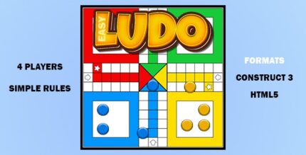 Easy Ludo Game (Construct 3 C3P HTML5) Board Game