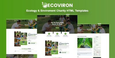 Ecoviron - Ecology & Enviroment Charity HTML Templates