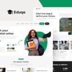 Eduqe - Online Courses Elementor Pro Template Kit