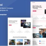 Efisiensi - Bus Charter & Rental Company Elementor Template Kit