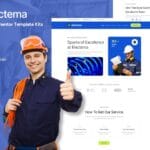 Electema - Electrician Service Elementor Template Kit