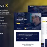 Electrix - Electrician Services & Electrical Repairs Elementor Template Kit
