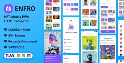 Enfro NFT Mobile PWA HTML Template