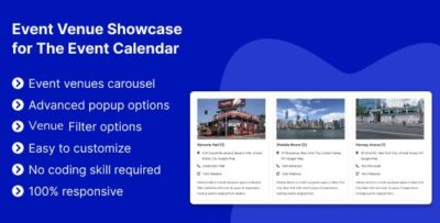 Event Venue Showcase for The Event Calendar