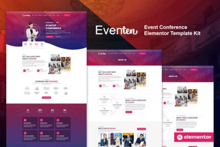 Eventen - Event Conference Elementor Pro Template Kit