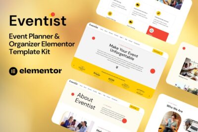 Eventist - Event Planner & Organizer Elementor Template Kit