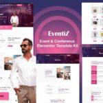 Eventiz - Event & Conference Elementor Pro Template Kit
