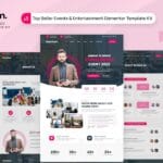 Eventum - Event & Conference Elementor Template Kit