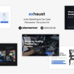 Exhaust - Auto Detailing & Car Care Elementor Template Kit