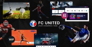 FC United Football, Soccer Sports WordPress Theme + RTL v1.1.5